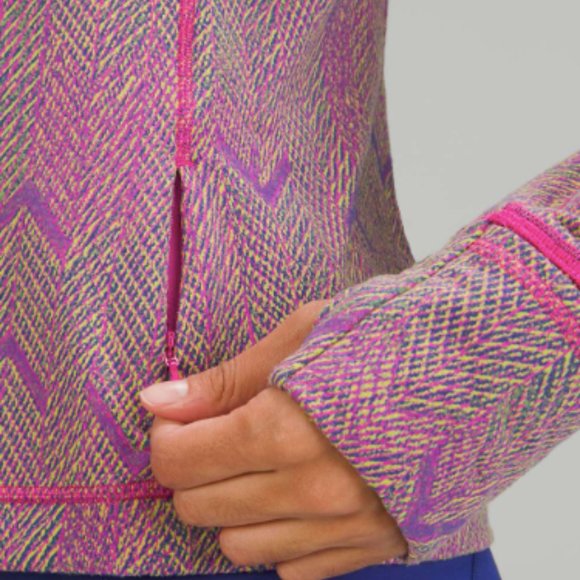 (6588) NWT Lululemon Its Rulu Run Long Sleeve Shirt *Jacquard Sz 6 - Picture 2 of 5